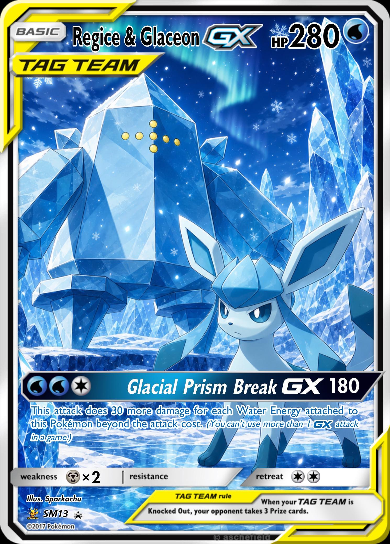 Custom Pokemon Proxy Tag-Team Card __etsy:8149706000