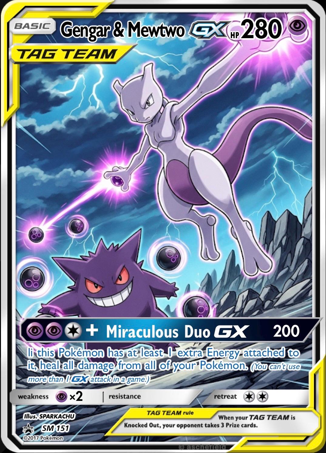 Custom Pokemon Proxy Tag-Team Card – Sparkachu