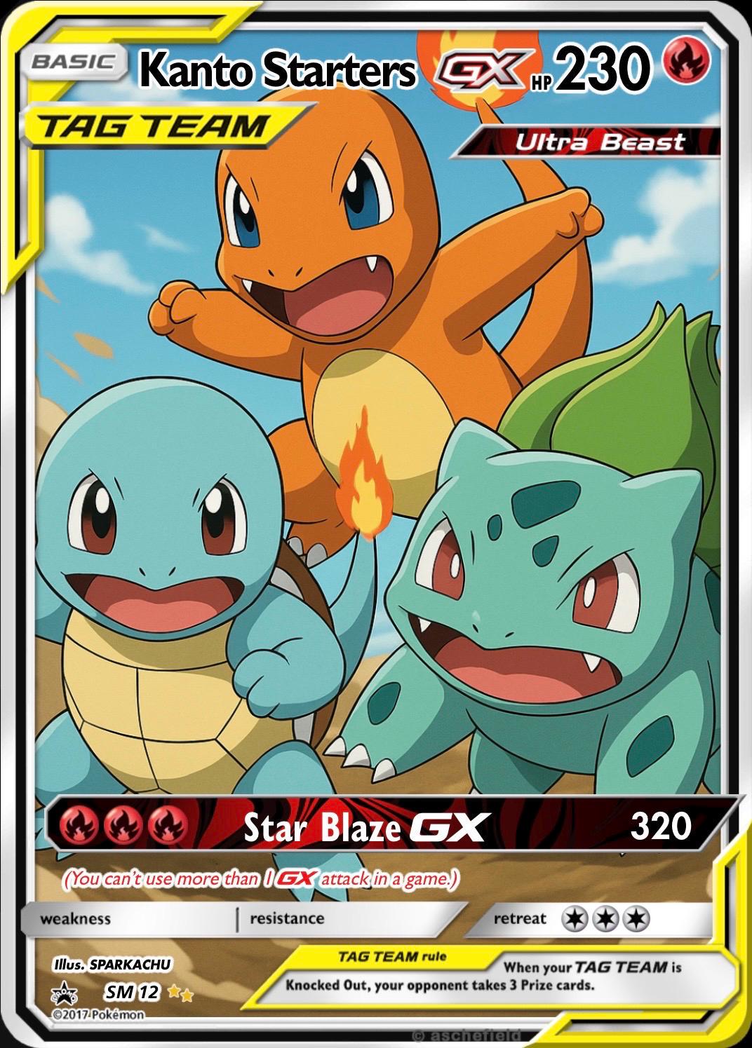 Custom Pokemon Proxy Tag-Team Card __etsy:8197619617