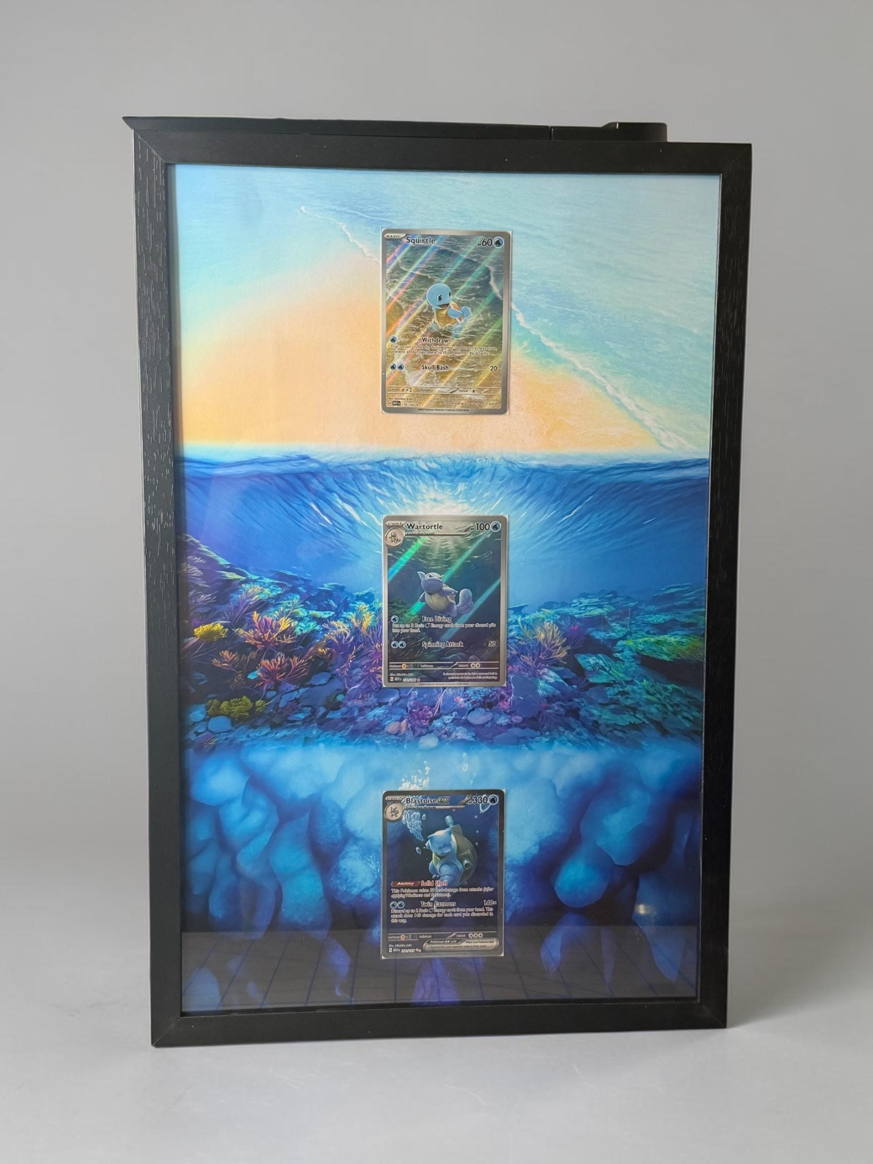 Pokemon 151 Charizard, Blastoise or Venusaur | Extended Art Display Case Pokemon Card __etsy:8097201684